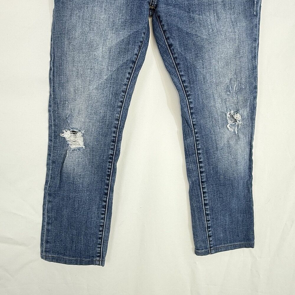 J Crew Jeans Mercantile Flex Slim 31 x 30 Distressed Straight Leg - Picture 5 of 16